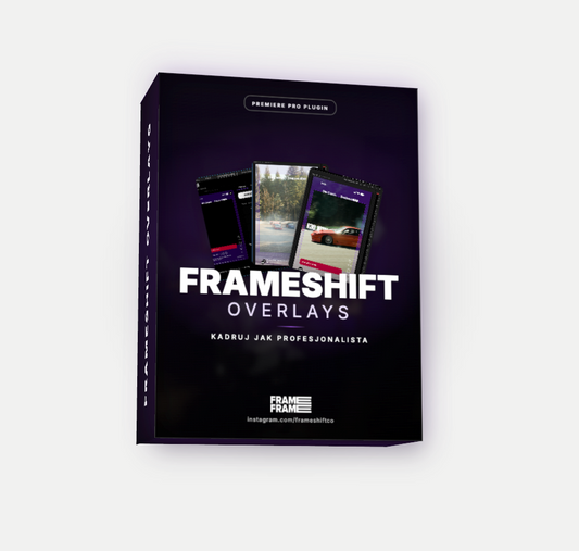 FRAMESHIFT OVERLAYS | Kadruj jak profesjonalista! Wtyczka Premiere Pro